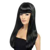 Babelicious Svart Peruk - One size