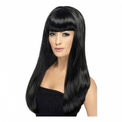 Babelicious Svart Peruk - One size