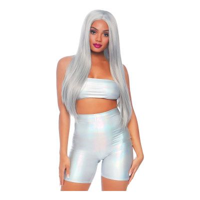 Bandeau & Shorts Holografisk Deluxe - Small/Medium