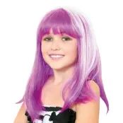 Barnperuk Lila - One size