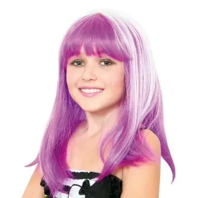 Barnperuk Lila - One size