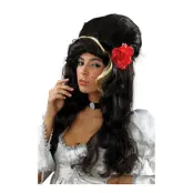 Beehive Peruk med Ros