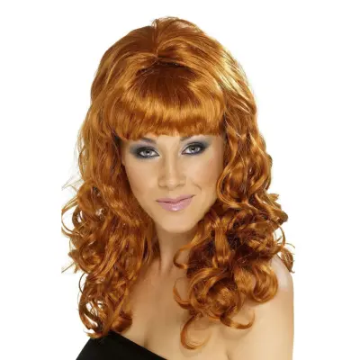 Beehive Rödbrun Peruk - One size