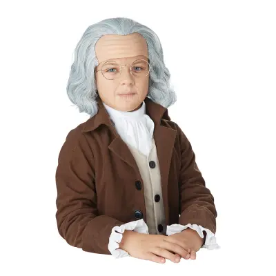 Benjamin Franklin Barn Peruk - One size
