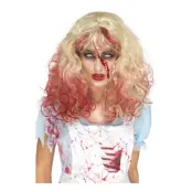 Blodig Alice Peruk - One size