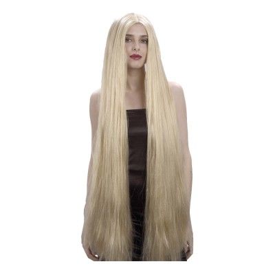 Blond Extra Lång Peruk - One size