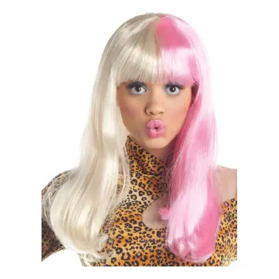 Blond/Rosa Diva Peruk