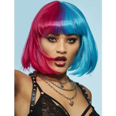 Blue Valentine™ Glam Doll™ Peruk Tvåfärgad