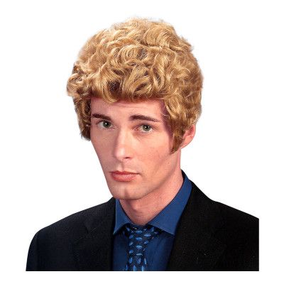 Brad Blond Peruk med Polisonger