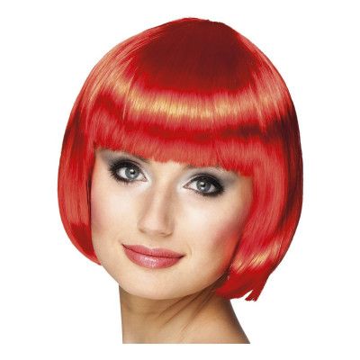 Cabaret Röd Peruk - One size