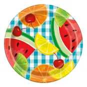 Pappersassietter Frukter - 8-pack