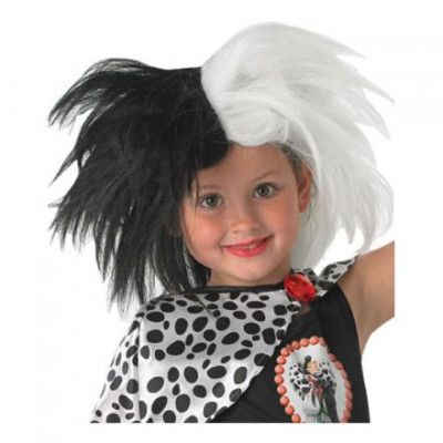 Cruella De Vil Barn Peruk