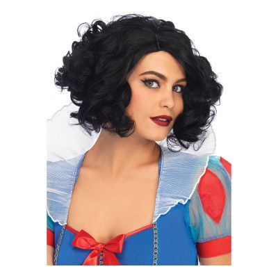 Curly Bob Svart Deluxe Peruk