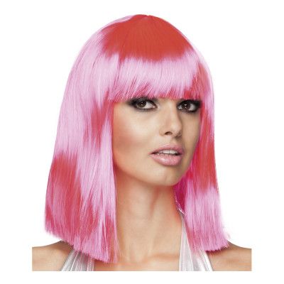 Dance Neon Rosa Peruk - One size