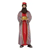 De Tre Vise Männen Röd Maskeraddräkt - One size