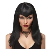 Demonia Svart Peruk - One size