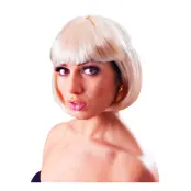 Elegant Blond Korthårsperuk - One size