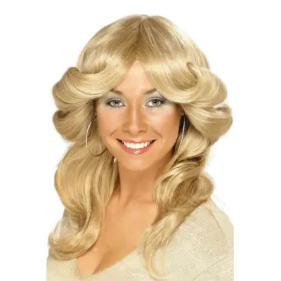 Flick Blond Peruk - One size