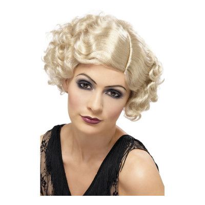 Flirty Flapper Blond Peruk - One size
