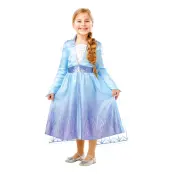 Frozen 2 Elsa Barn Maskeraddräkt - X-Large