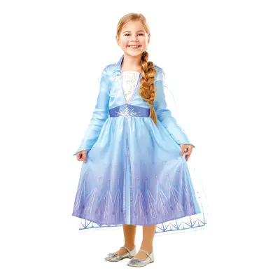 Frozen 2 Elsa Barn Maskeraddräkt - X-Small