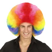 Gigantisk Afroperuk Flerfärgad - One size