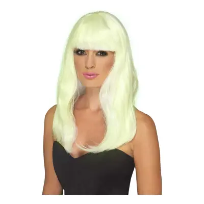 Glam Självlysande Peruk - One size