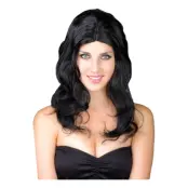 Glamour Svart Peruk