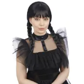Gothic Skolflicka Peruk Svart