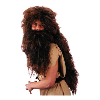 Grottman Mörk Perukset - One size