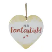 Dekorationshjärta Fantastisk