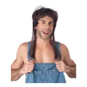 Hillbilly Rob Peruk med löständer - One size