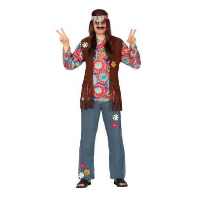 Hippie Maskeraddräkt - X-Large