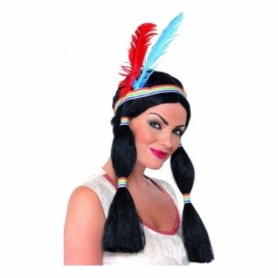 Indianprinsessa Peruk
