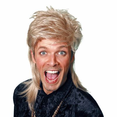 Johnny De Luxe Blond Peruk - One size