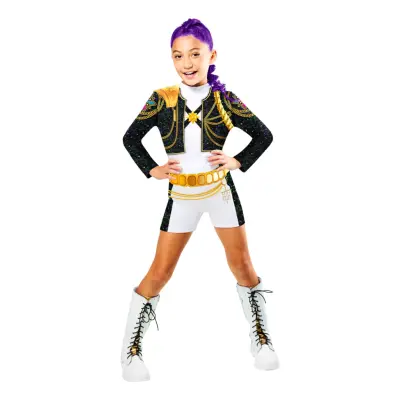 K-pop Demon Hunters™ Rumi Gold Barn Maskeraddräkt - X-Small