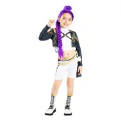 K-pop Demon Hunters™ Rumi Gold Deluxe Barn Maskeraddräkt - Medium