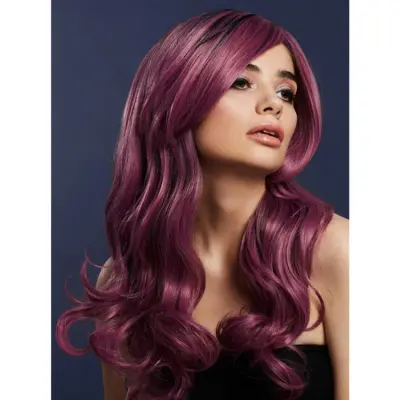 Khloe Peruk Mauve/Lila 66cm