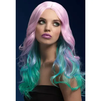 Khloe Peruk Pastell Ombre 66cm