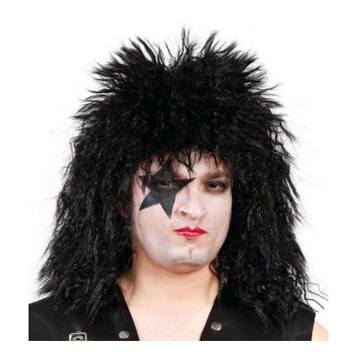 Kizz Svart Peruk - One size