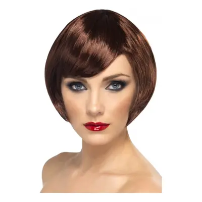 Kort Page Brun Peruk