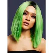 Kylie Peruk Lime Grön 37cm