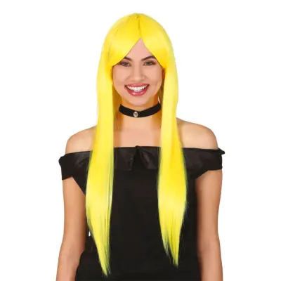 Lång Gul Peruk - One size