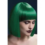 Lola Peruk Grön 30cm