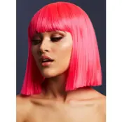 Lola Peruk Neonrosa 30cm