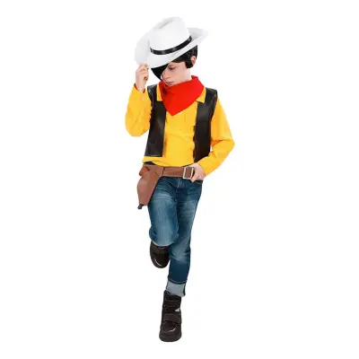 Lucky Luke Cowboy Barn Maskeraddräkt - XX-Large