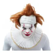 Mördarclown Peruk med Flint - One size