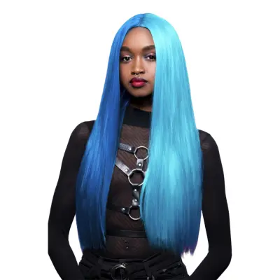 Manic Panic Atomic Split Tvåtonad Deluxe Peruk - One size