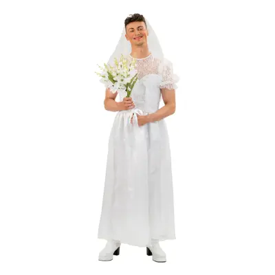 Manlig Brud Maskeraddräkt - X-Large