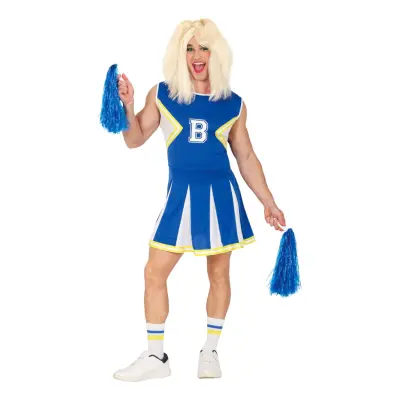 Manlig Cheerleader Maskeraddräkt - Medium